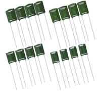 HYTROVE 16pcs Guitar Capacitor Kit for Electric and Bass Guitar High Power Dissipation Good Current Performance Plastic and Metal Material Professional Tone Capacitors