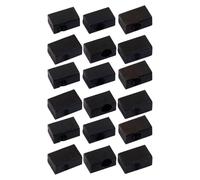 HYTROVE 18pcs Metal Electric Guitar String Bridge Saddles with Tremolo Bridge Insert Block for Enhanced Tone Purity and Precision Tuning, for Practice and Live Shows