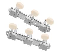 HYTROVE 1pair Electric Guitar Tuning Pegs Vintage Style Metal Knobs Left Right Configuration Easy Installation Precision Tuning for Electric Guitars Enhanced Aesthetic Appeal