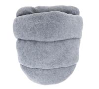HYTROVE 1pc Animal Nest Semi-enclosed Warm Sleeping Bed for Hamsters Squirrels Pets Cozy Shelter Light Grey for Relaxation Security