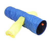 HYTROVE 1pc Cat Tunnel Toy with Three Channels Fun Interactive Plaything for Indoor Cats Lightweight and Space-saving for Exercise and Enrichment Activities