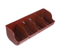 HYTROVE 1pc Compartment Plastic Pannage Feeder for Pigs Livestock Manger Easy to Clean Feeding Trough for Pig Farms for Newborns Durable Farm Equipment