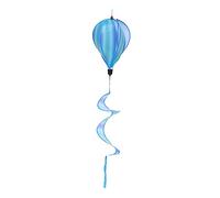 HYTROVE 1pc Rainbow Hot Air Balloon Whirligig Pendant Outdoor Hanging Decoration for Parties Festivals and Decor Creates Beautiful Visual Effects with Fine Workmanship