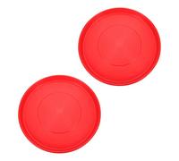 HYTROVE 2 Pcs Chick Feeder Tray Plastic Poultry Feeding Plates for Water Drinker Durable Lightweight Design for Chickens and Geese Easy to Clean Sturdy Structure Prevents Spillage