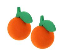 HYTROVE 2 Pcs Orange EVA Car Antenna Balls Cute and Funny Vehicle Accessories Fit Exterior Decoration for Cars Trucks Suvs Easy to Spot in Parking Lots