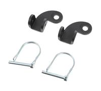 HYTROVE 2 Sets Bike Trailer Coupler Attachment Bike Hitch Adapter for Pet Trailers Black Steel Easy to Install