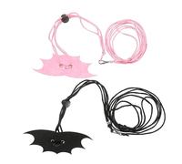 HYTROVE 2 Sets Lizard Leash Racks Turtle Harness Rat Wisteria Chain Dog Cage Carrier Lizard Harness Small Harness Strap Chickadee Woodpecker Goggles Hangers Net Black