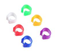 HYTROVE 200pcs Pigeon Foot Rings Plastic Identification Leg Bands for Poultry Breeding and Management Lightweight Safe Marking Bands for Birds Chickens Ducks