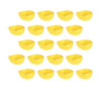 HYTROVE 20pcs Artificial Bird Nests for Photography Props and Outdoor Decoration, Handmade Thread Material Balcony Ornaments and Table Decoration, Natural Style Bird Nest Ornaments