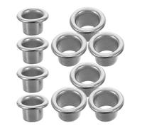 HYTROVE 20Pcs Metal Drum Air Vents 9X9Mm Snare Drum and Bass Accessories Complete Replacement Package for Kit Maintenance