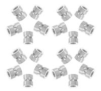 HYTROVE 20Pcs Metal Guitar Bridge Pin Beads Acoustic Guitar Bridge Pins Silver String Retaining Replacement Hardware for Musical Instruments