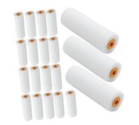 HYTROVE 20pcs Mini Sponge Paint Roller for Walls Cabinets Doors Reusable Small Rollers for Latex Oil Paint Tool for DIY Home Projects