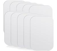 HYTROVE 20pcs Self-adhesive Metal Magnet Plates for Phone Car Mount Holder, 45x65mm Silver Iron Sticker, Compatible with Magnetic Phone Holders and Car Dashboard Use