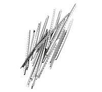 HYTROVE 20Pcs Stainless Steel Guitar Fret Wire for Classical Guitars Durable and Wear Resistant Electric Guitar Accessories for Beginners and Professionals