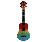 HYTROVE 21-Inch Cartoon Painted Ukulele Set for Boys and Girls Backpack Beginner Mini Guitar Musical Instrument Tuner and Accessories