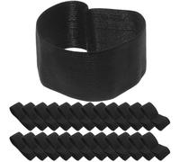 HYTROVE 25pcs Black Elastic Mourning Armband for Funeral and Commemoration, Wear Resistant Polyester Band Suitable for Cemeteries and Mourning Activities