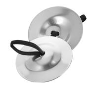 HYTROVE 2pairs Finger Cymbals Elastic Hand Zills for Belly Dancing Lightweight Percussion Instrument for Dance Parties Elegant for Performances