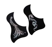 HYTROVE 2pcs Acoustic Guitar Pick Guard Sticker Guitar Adhesive Scratch Decal for Protection High-grade Material Easy to Use Store