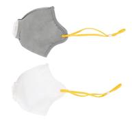 HYTROVE 2pcs Adjustable Dog Muzzle Anti Barking and Chewing Pet Mouth Cover Small Size for Safe Outdoor Walks Random Color