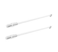 HYTROVE 2pcs Aluminum Alloy Curtain Pull Rods Stylish Hand-operated Wands for Easy Opening Closing of Curtains for Home Decor Living Room Bedroom Bathroom