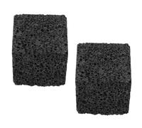 HYTROVE 2pcs Aromatherapy Diffusion Stones Made from Natural Black Volcanic Stone, Portable and Modern Scented Essence Diffusers for Essential Oils, for Living Space or Office Use