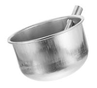 HYTROVE 2pcs Automatic Livestock Drinking Water Bowl Durable Stainless Steel Pig Water Dispenser for Cattle Sheep Horse Comfortable Shape