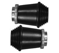 HYTROVE 2pcs Bass Drum Leg Rubber Foot Pads Threaded Nonslip Drum Stand Protectors Nuts