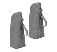 HYTROVE 2pcs Bottle Bag Set with Thermal Insulation and Handle, Portable Oxford Cloth Milk Bottle Holder for Outdoor Use, Fits in Diaper Bag, for New Parents