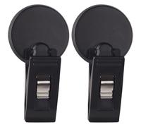 HYTROVE 2pcs Car Clip Adhesive Type Car Clamp 2.20x1.18x0.59in Lightweight Compact Design Mounted Clamp for Owners