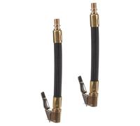 HYTROVE 2pcs Car Tire Inflator Extension Hose with Quick Fastener Design and Sturdy Copper Material for Quick Tire Emergencies on The Road