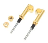 HYTROVE 2pcs Copper Erhu Tuning Pegs Mechanical Shaft for String Instrument, Improved Stability and Turbo Trimmer Shaft Replacement Accessories for Chinese Violin Erhu