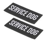 HYTROVE 2pcs Dog Back Embroidered Fabric Patch Embroidered Patch for Service Dog Harness Training Walking and Travel Comfortable Polyester Material