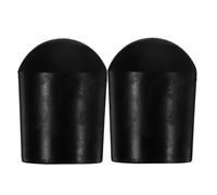 HYTROVE 2pcs Double Bass Endpin Rubber Tip Caps Black Instrument Tip Covers Lightweight Enhanced Stability for Cello Performance and Indoor Concerts
