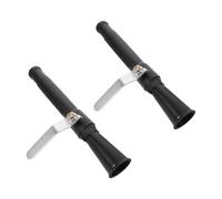 HYTROVE 2pcs Fire Extinguisher Sprayer Nozzle Tube Assembly, Black Plastic and Metal Fire Fighting Accessory, for Wheeled Extinguishers, Public Applications and Factories