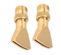 HYTROVE 2pcs Fountain Nozzle Fan Shaped Spray Head for Outdoor Parks Ponds and Gardens Quiet Operation Water Curtain Sprayer for Landscape and Public Spaces