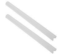 HYTROVE 2pcs LED Strip Cover Channel Light Bulb Diffuser Cover with Universal Compatibility and Enhanced Safety Design, Plastic Material for Study Rooms and Office Ceilings, Anti-Glare
