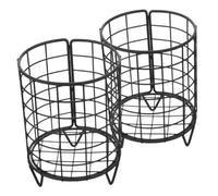 HYTROVE 2pcs Metal Rabbit Feeder Hay Rack Guinea Pig Food Holder Wear-resistant and Large Capacity for Multiple Rabbits