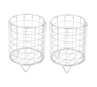 HYTROVE 2pcs Metal Rabbit Hay Feeder Rack for Guinea Pig Heavy Duty Iron Holder Convenient Hay Dispenser for Bunnies and Small Pets