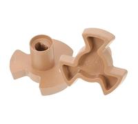 HYTROVE 2pcs Microwave Turntable Roller Guide and Plate Holder Coupler Shaft Support for Glass Tray Replacement Compatible with Microwave Oven Parts