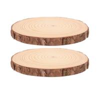 HYTROVE 2Pcs Outdoor Wooden Stepping Stones for Garden Pathways Durable Slip Resistant Paving Stones Easy Maintenance Cleaning for Landscaping DIY Projects