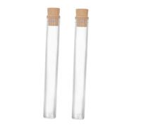 HYTROVE 2pcs Pet Hair Memorial Bottle with Airtight Seal Compact and Portable Cat Whiskers Keepsake Jar with Stopper for Home Display Travel Storage