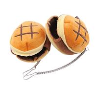 HYTROVE 2pcs Pet Hamster Bed House Cozy Winter Warm Half Covered Bread Shape Nest for Animals Soft and Lightweight Convenient Hanging Design for Indoor Use Random Color