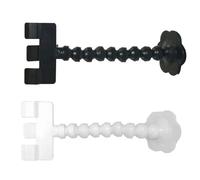 HYTROVE 2pcs Pet Selfie Rods Phone Clips Pvc Material White Black Flexible Clip for Pet Treat Holder Helps Take Photos for Photography