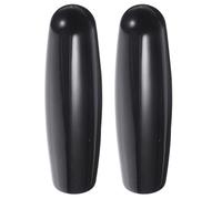 HYTROVE 2pcs Plastic Beer Tap Handles for Kegerator and Soda Maker, Easy to Install and Reusable Black Tap Faucet Handles Suitable for Bars and Personal Kegerators
