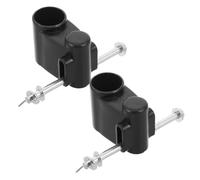 HYTROVE 2pcs Pushchair Wheel Connector Plastic Adapter with 2.5/2.2cm Hole Diameter for Buggy and Carriage, Rear and Front Caster Mount, Holds Wheels Firmly, Extends Stroller Life for Park