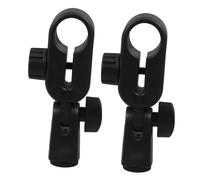 HYTROVE 2Pcs Shock Mount Microphone Clips Durable Mic Holders for Versatile Stand Attachments for Indoor Outdoor Use for Ktv Concerts and Stage Plays