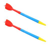 HYTROVE 2pcs Soft Plastic Javelins for Training Lightweight Throwing Practice Equipment with Flexible Tips for School Competition and Track Field Activities