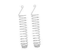 HYTROVE 2Pcs Squirrel Feeders Outdoor Bird Feeding Supplies Stainless Steel Devices for Garden Courtyard for Parrots Wildlife Easy Installation Durable Corn Cob Rack