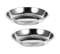 HYTROVE 2pcs Stainless Steel Pet Bowl Dog Feeding Bowls Easy to Clean and Stable Design for Cats and Dogs Non-slip Bottom for Food and Water