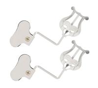 HYTROVE 2pcs Trombone Lyre Clip Music Score Rack for Musicians Design for Various Instruments Lightweight and Portable Sheet Music Holder for Marching Band Use